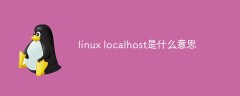 linux localhost是什么意思