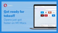 Opera现原生支持M1 Mac 运行更快、更流畅