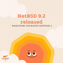 NetBSD 9.2正式发布：FREAD系统调用提速 修复诸多BUG