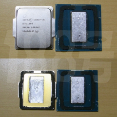 Intel 11代酷睿i5-11400开盖：硅脂终于变钎焊