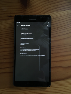 6年前WP手机复活 微软Lumia 950 XL刷入Android 12