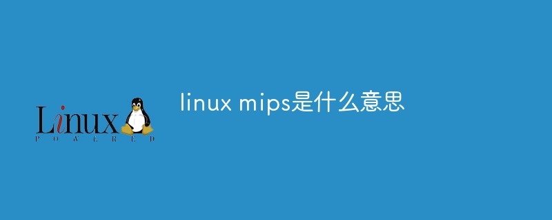 linux mips是什么意思