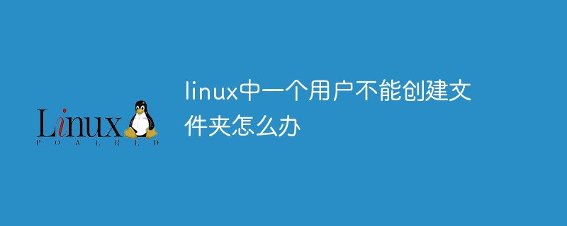 linux中一个用户不能创建文件夹怎么办