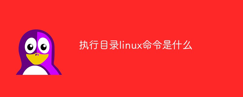 执行目录linux命令是什么